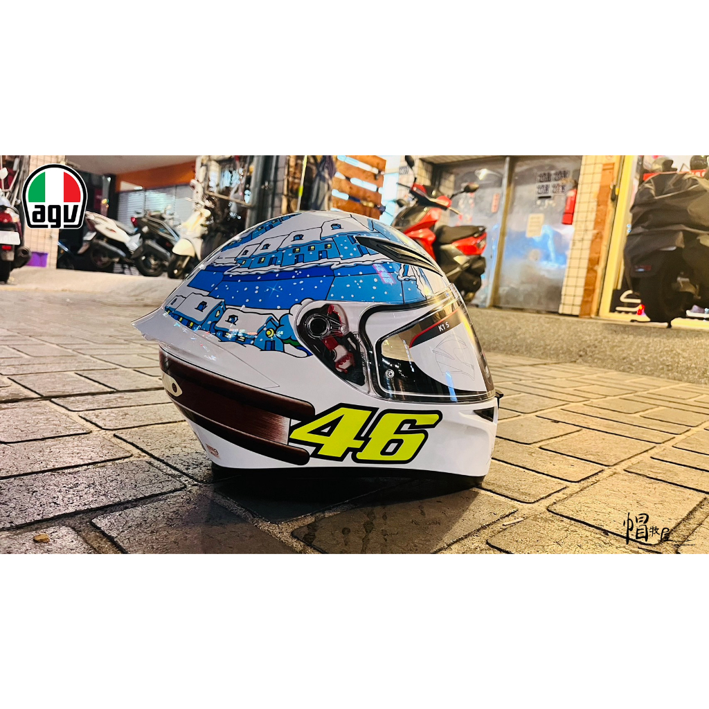 【帽牧屋】義大利 AGV K1S ROSSI WINTER TEST 2017 亞洲版 全罩安全帽 內襯全可拆 雪屋