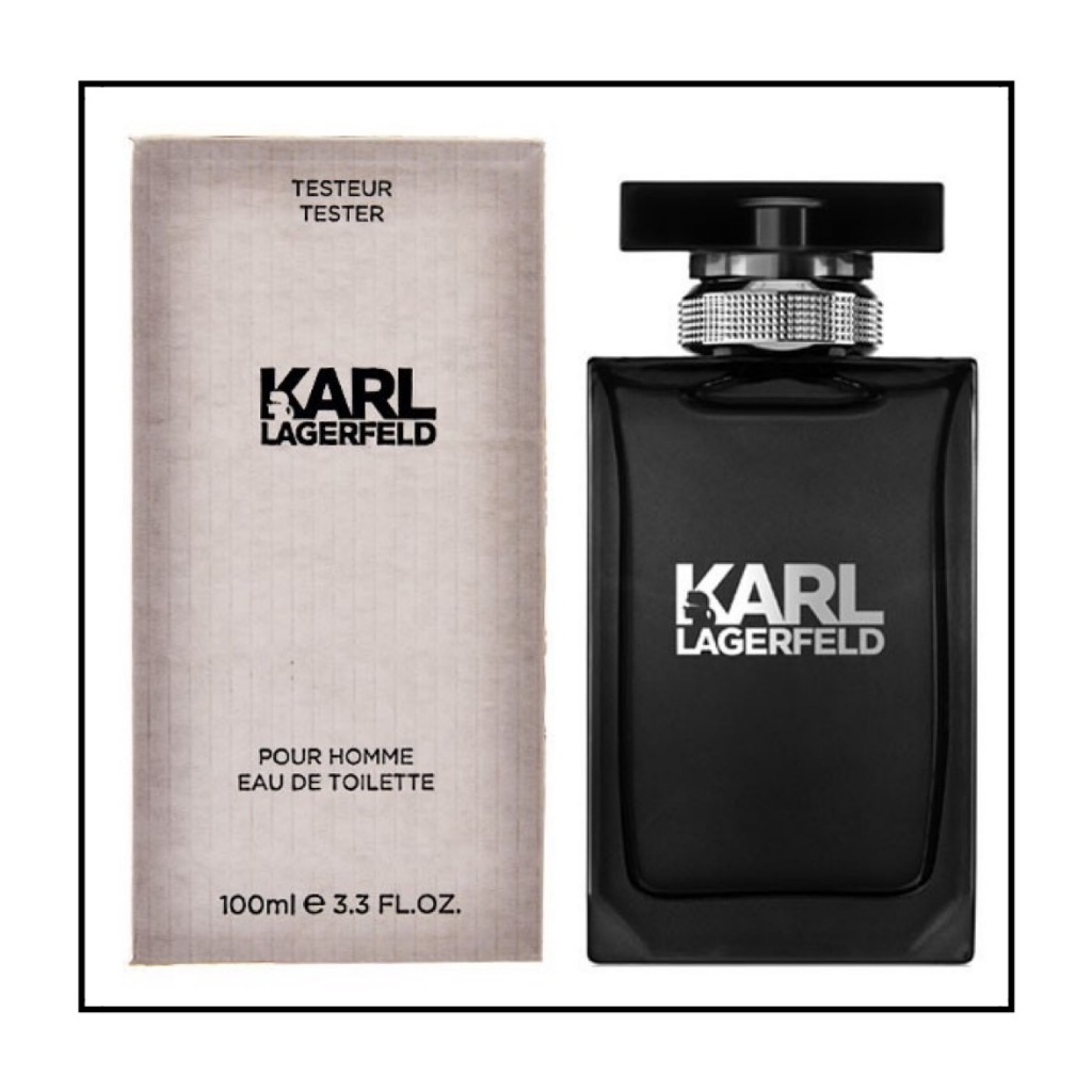 【香舍】KARL LAGERFELD 卡爾 拉格斐 同名時尚 男性淡香水 Tester 100ML
