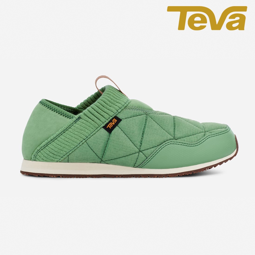 【  TEVA  】正品 ReEmber 兩穿式防潑水菠蘿麵包鞋/懶人鞋 青綠色 (TV1125471JDS)