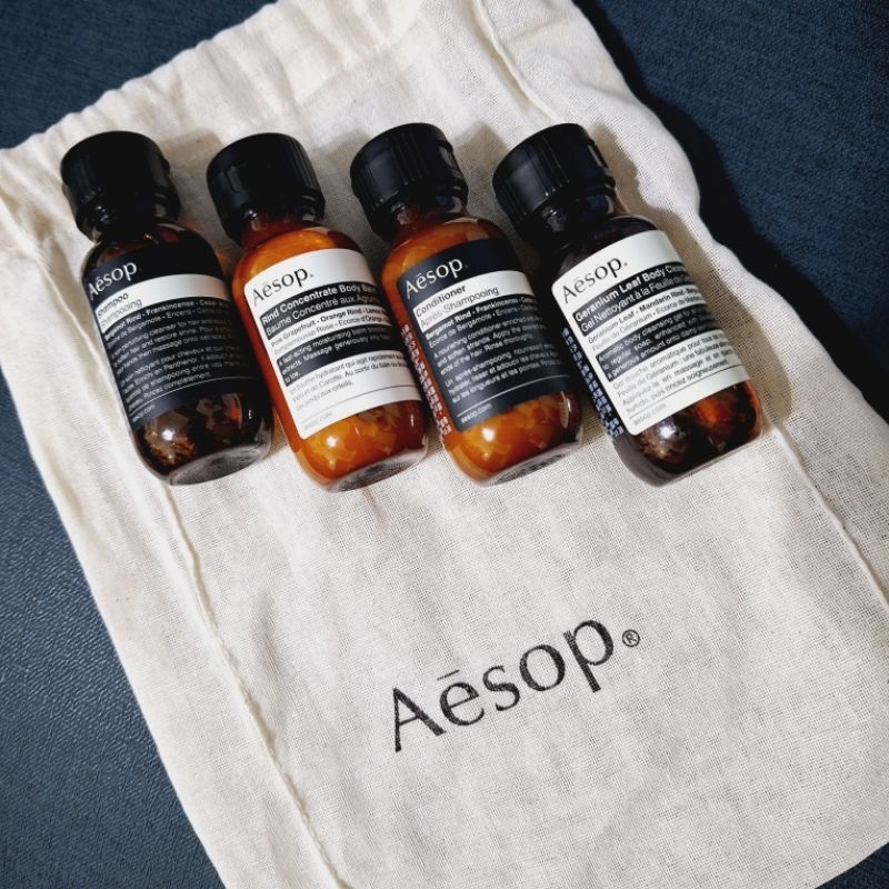 Aesop 旅行組 洗髮露 身體乳 潤髮乳 潔膚露 送禮 外出專用 聖誕禮物 交換禮物