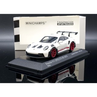 【M.A.S.H】現貨特價 Minichamps 1/43 Porsche 992 GT3 RS 2023 白/紅