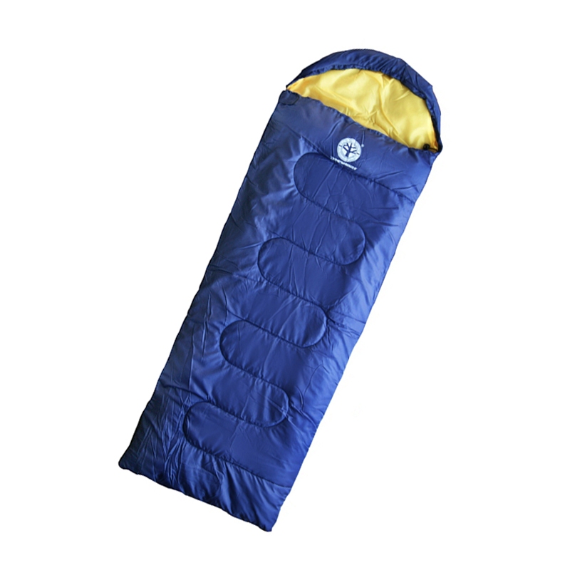 【Treewalker露遊】優質深藍色耐用款｜超級super纖維絲棉舒適度睡袋 戶外露營烤肉郊遊