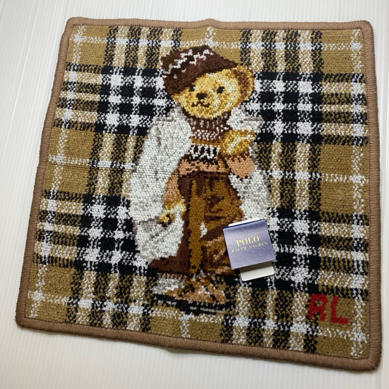 寶寶商店 polo 小熊毛巾，採用雪尼爾織法