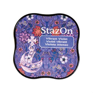 【 Micia 美日手藝館 】StazOn油性迷你印台-活力紫 SZ-MID-12