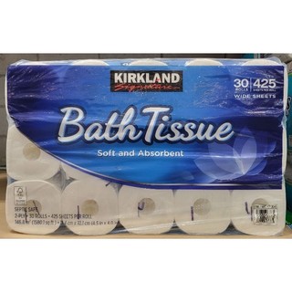 【小如的店】COSTCO好市多線上代購~KIRKLAND 捲筒衛生紙{每捲425張*30捲} 1713045
