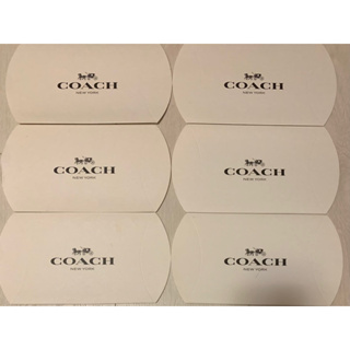 Coach 品牌專櫃紙袋 提袋 禮物摺盒 禮物盒 未使用久放閒置微有瑕疵 隨機出