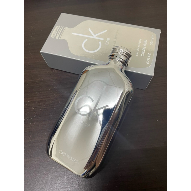 ck one Platinum 白金未來限量版中性淡香水 二手 200ml