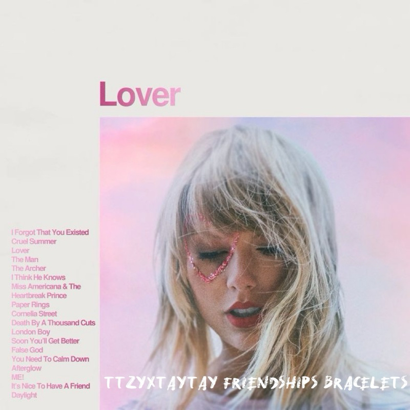 TaylorSwift 友誼手環🫶🏻泰勒絲Lover專輯系列💽