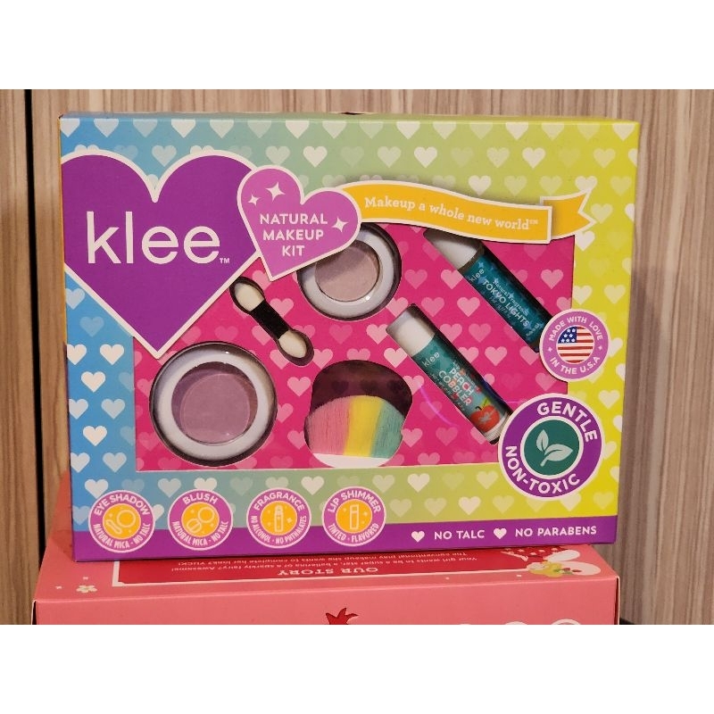 Klee kids甜心彩妝香水組 萬聖節 聖誕節 兒童 安全 彩妝 化妝