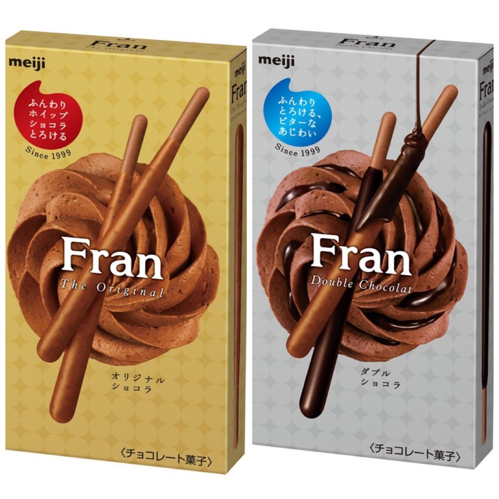 🇯🇵《日本零食》Meiji明治Fran芬蘭可可風味棒/濃郁可可風味棒/Fran棒狀餅乾/可可棒/巧克力棒/巧克力棒棒餅
