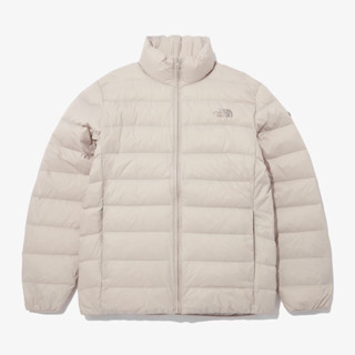 The north face 羽絨外套 輕羽絨 夾克 白/藍