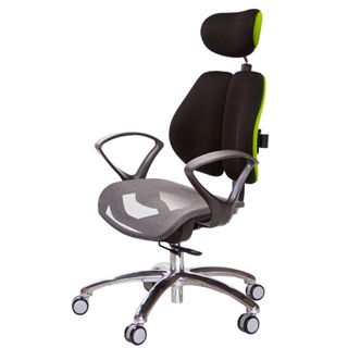GXG 高雙背網座 工學椅 (鋁腳/D字扶手) TW-2806 LUA4