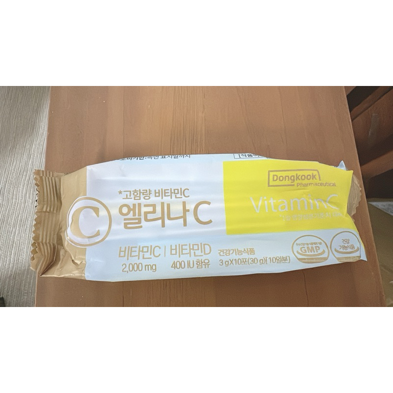 [韓國]🇰🇷 Dongkook Elina C 維生素 C + 維生素 D 120sticks 4 個月高含量粉末維生素