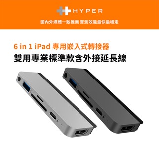 【HyperDrive】6-in-1 iPad Pro USB-C Hub 多功能集線器