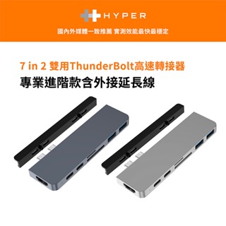 【HyperDrive】 7-in-2 USB-C Hub (二代) 多功能集線器