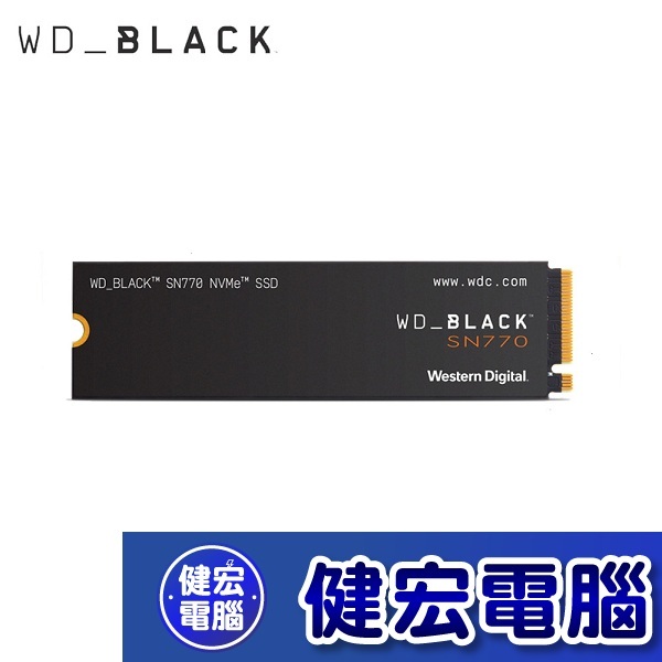WD 黑標 SN770 500GB 1TB 2TB NVMe M.2 PCIe SSD