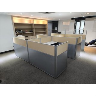 桃園國際二手貨中心-----160×160 L型辦公桌 辦公隔間 辦公屏風
