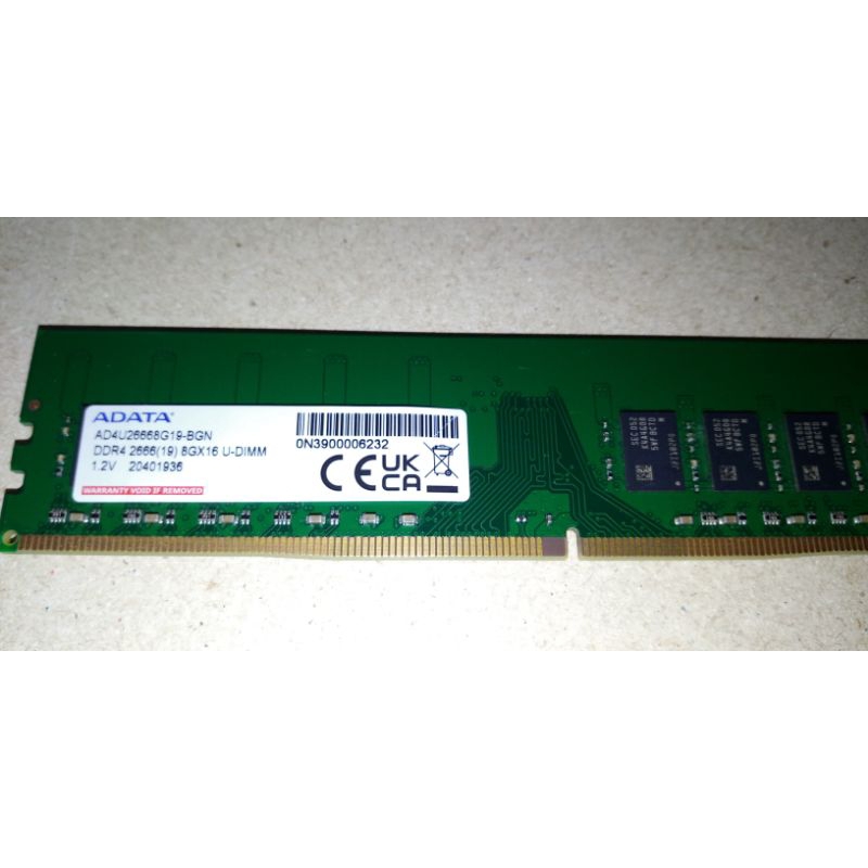 威剛 DDR4 2666 8G 記憶體 雙面顆粒 RAM ADATA 8G 2400 3200