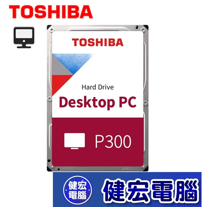 Toshiba4TB 4T 3.5吋硬碟 P300 HDWD240UZSVA