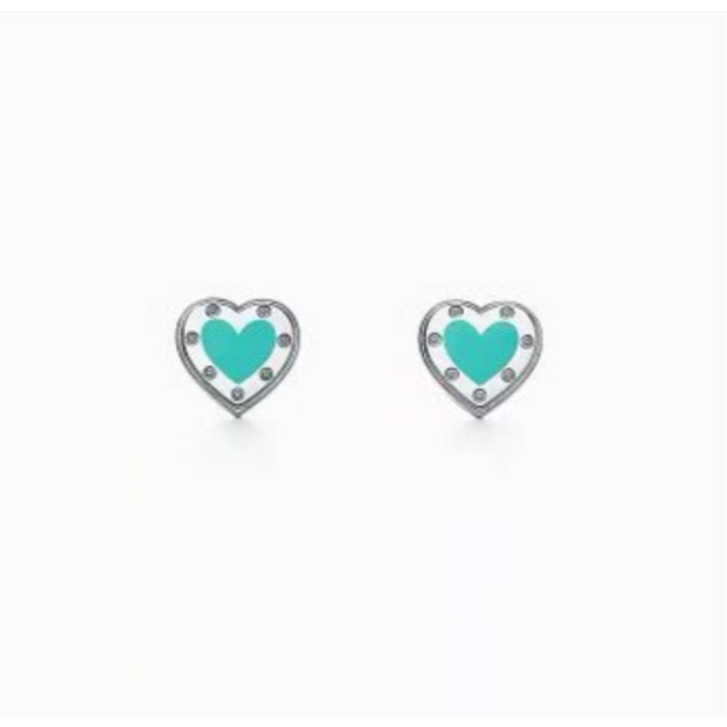 Tiffany &amp; Co Love Tiffany Blue 心形耳環   商品代購-詢價