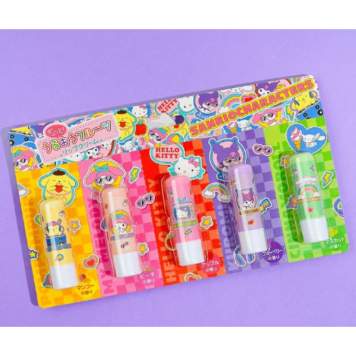 日本 代購 三麗鷗角色Gyutto！滋潤水果潤唇膏