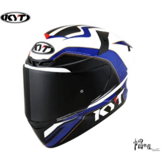 【帽牧屋】KYT TT-COURSE TTC #GP 選手彩繪 全罩 安全帽 透氣 舒適 輕量 排齒扣 內襯全可拆 藍紅