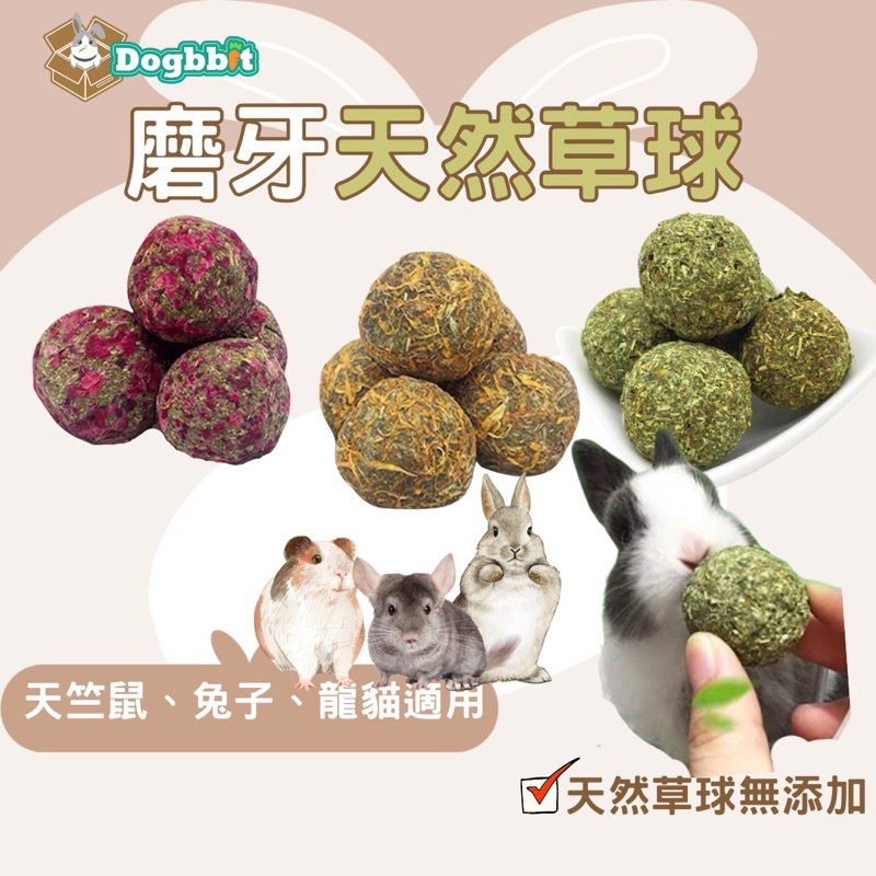 道格兔Dogbbit | 現貨 提摩西草球 草棒 兔子零食 牧草棒 兔子磨牙 磨牙餅 龍貓 天竺鼠 磨牙草餅 草餅