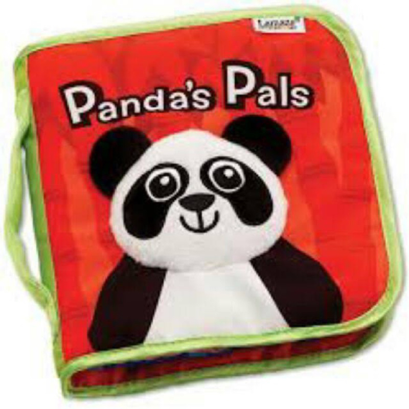 特價出清【Lamaze拉梅茲】布書 熊貓 PANDA的好朋友 幼兒布書 觸摸書