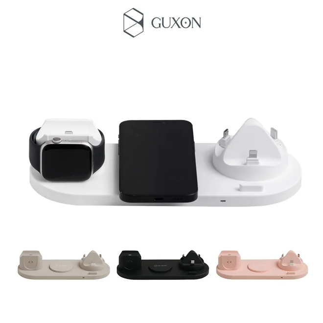 GUXON 古尚 六合一無線充電盤 無線充電座 磁吸充電 適用平果watch iPhne magsafe充電盤
