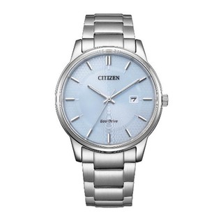 CITIZEN星辰 Eco-Drive 簡約三針情侶對錶男錶 BM6978-77L 冰川藍