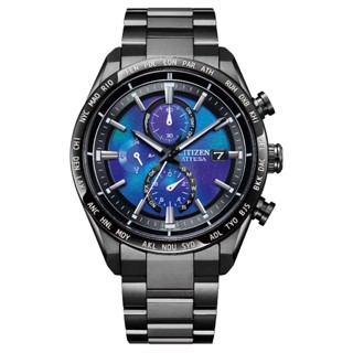 【柏儷鐘錶】Citizen 星辰錶 光動能錶 電波校時 藍寶石水晶玻璃 藍 登月系列 AT8285-68Z