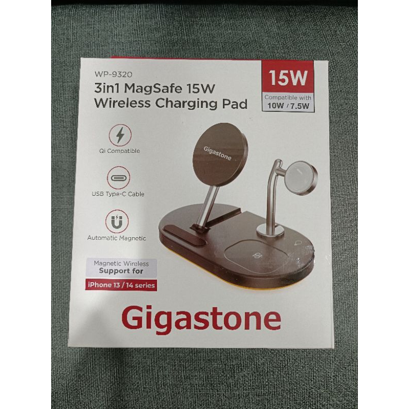 gigastone磁吸式無線充電盤