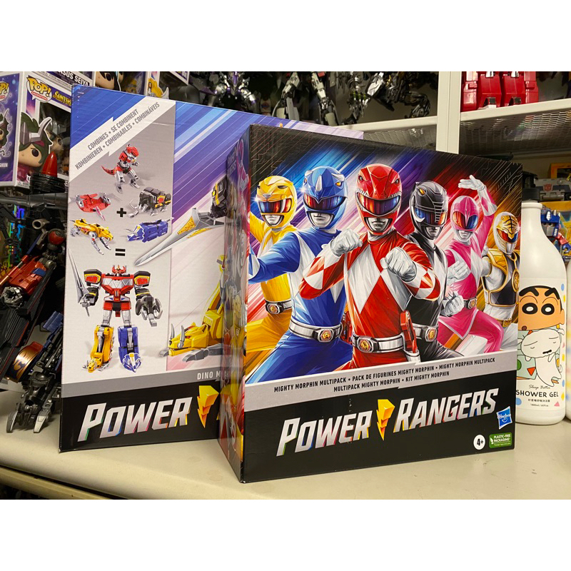現貨 Hasbro Power Rangers 金剛戰士 12吋 可動人偶 6入盒裝 恐龍戰隊 獸連者 孩之寶 大獸神