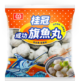 桂冠 成功旗魚丸(360g)，送丸美大骨高湯包【桂冠官方旗艦店】