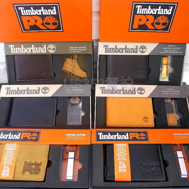 🇺🇸Timberland專櫃正品🇺🇸經典黃靴色麂皮零錢袋 RFID 防盜刷 男 短夾 鑰匙圈組附新款提袋 男生皮夾 男用