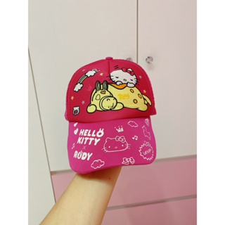女童Hello Kitty 鴨舌帽 棒球帽 女童防曬遮陽帽