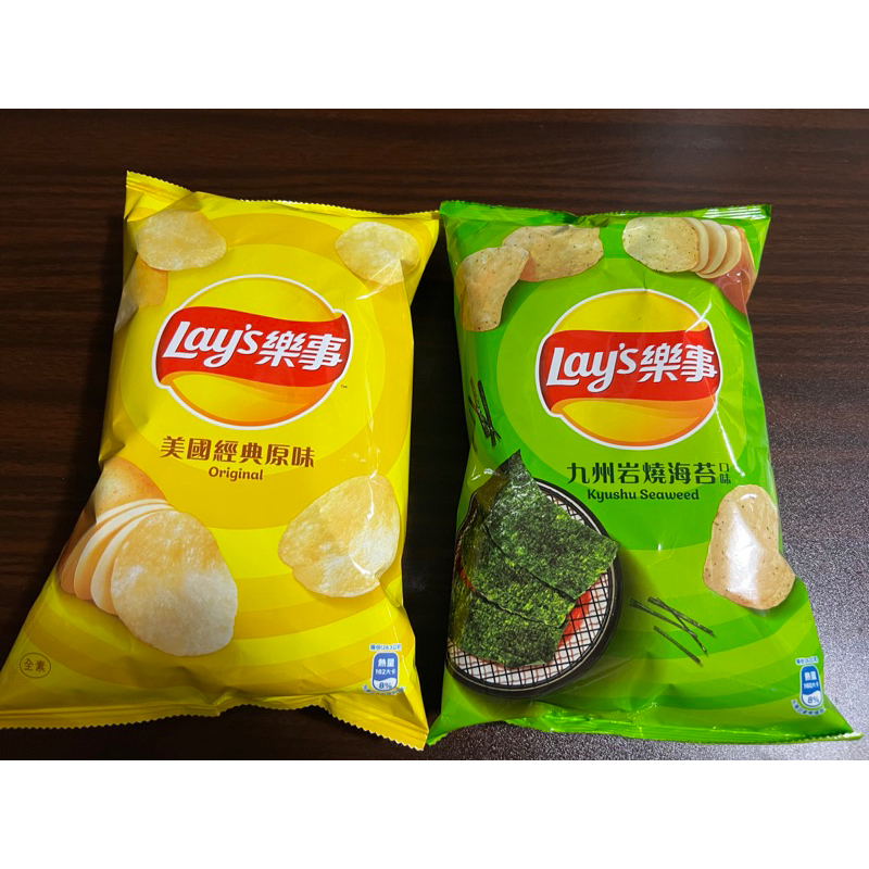 Lay’s 樂事洋芋片85g (美國經典原味/九州岩燒海苔味）