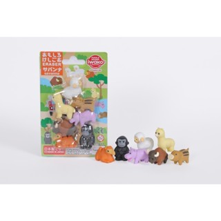 iwako 泡殼組 造型橡皮擦/熱帶草原 ER-BRI060 宣弟精品文具館