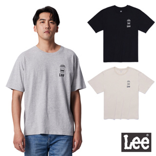 Lee 胸前多LOGO寬鬆短袖T恤 男 卡其 灰色 黑色 MODERN LB302081
