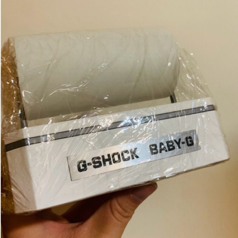 全新 限定 Casio G-shock baby-g 手錶展示架 厚海綿 白色 首飾展示架 收納錶架 飾品 手錶架收納盒