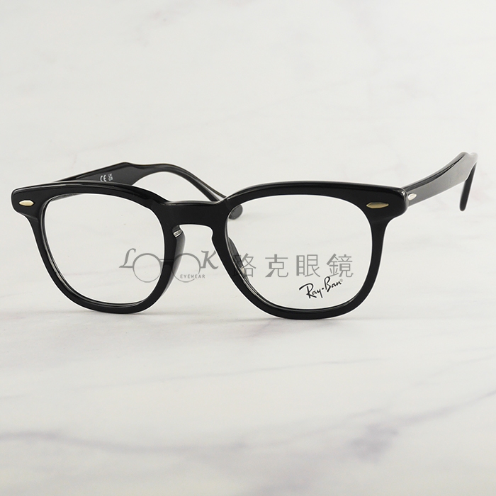 【LOOK路克眼鏡】 RayBan 雷朋 光學眼鏡 黑色 膠框 HAWKEYE RB5398F 2000