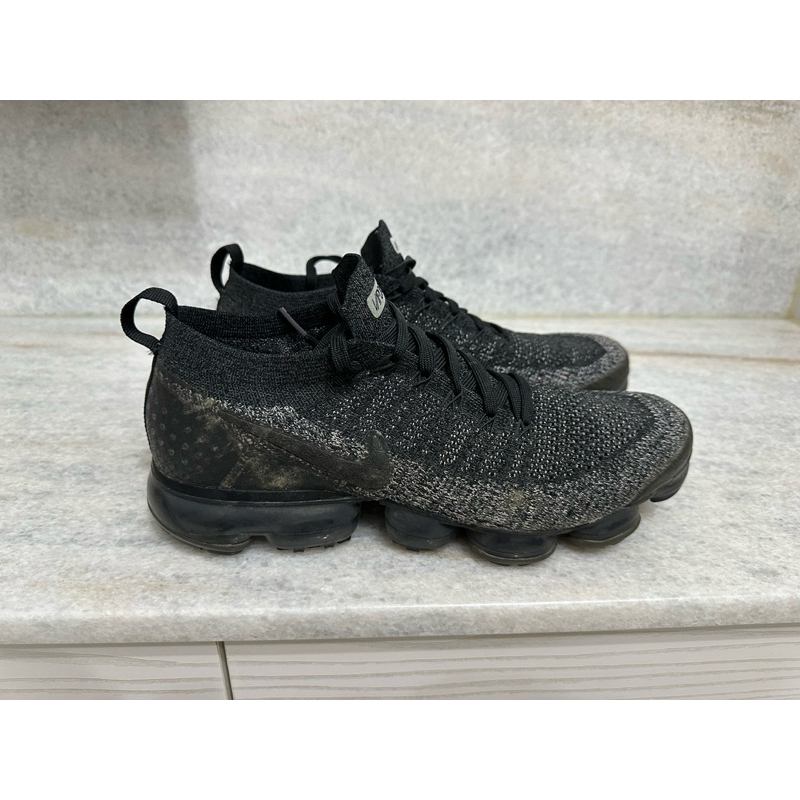 二手 NIKE AIR VAPORMAX FLYKNIT 2 黑雪花 942842-012 休閒鞋 US10 28cm