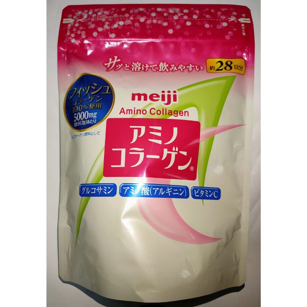 Meiji  明治膠原蛋白粉, 28天補充包,有效日期 2025.06