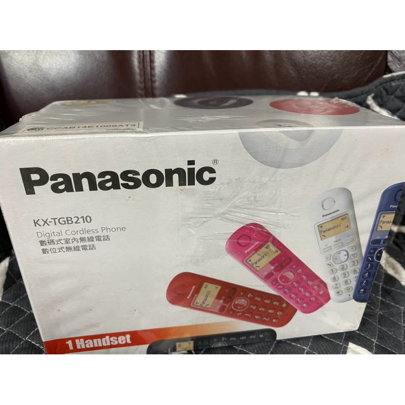 Panasonic KX-TGB210數碼式室內無線電話全新黑色