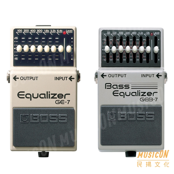 【民揚樂器】BOSS GE-7 GEB-7 Equalizer 等化器 EQ 效果器 電貝斯等化效果器