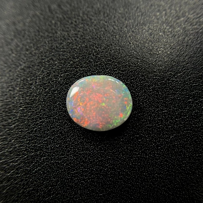 天然黑蛋白石(Black Opal)裸石1.04ct [基隆克拉多色石]
