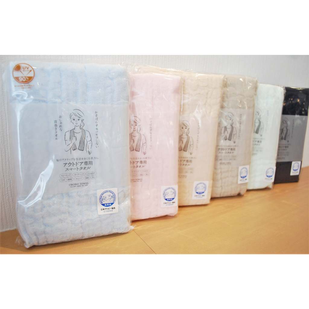 快速發貨蝦皮代開發票 日本製 oboro towel 戶外抗UV吸水毛巾 紗布毛巾 運動毛巾 25 x110cm