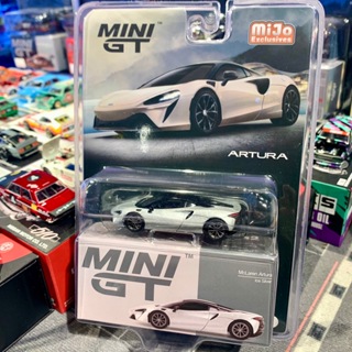 免運 吊卡／紙盒 MINI GT McLaren Artura 銀色 582 小汽車 模型車 兩種包裝