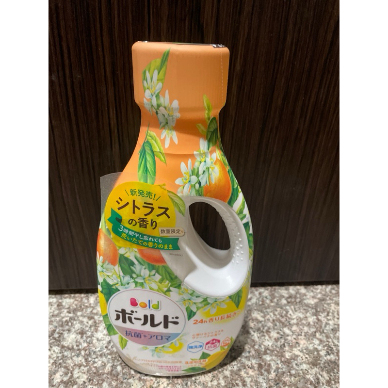 日本 P&amp;G BOLD 柑橘馬鞭草 ARIEL 超濃縮 深層抗菌 洗衣精
