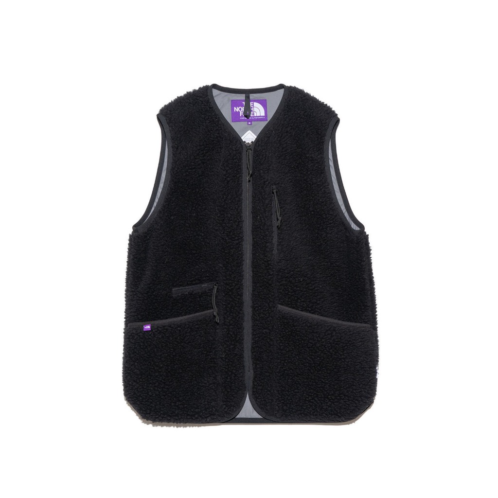 THE NORTH FACE 紫標 防風絨毛背心 全新正品Wool Boa WINDSTOPPER Field Vest